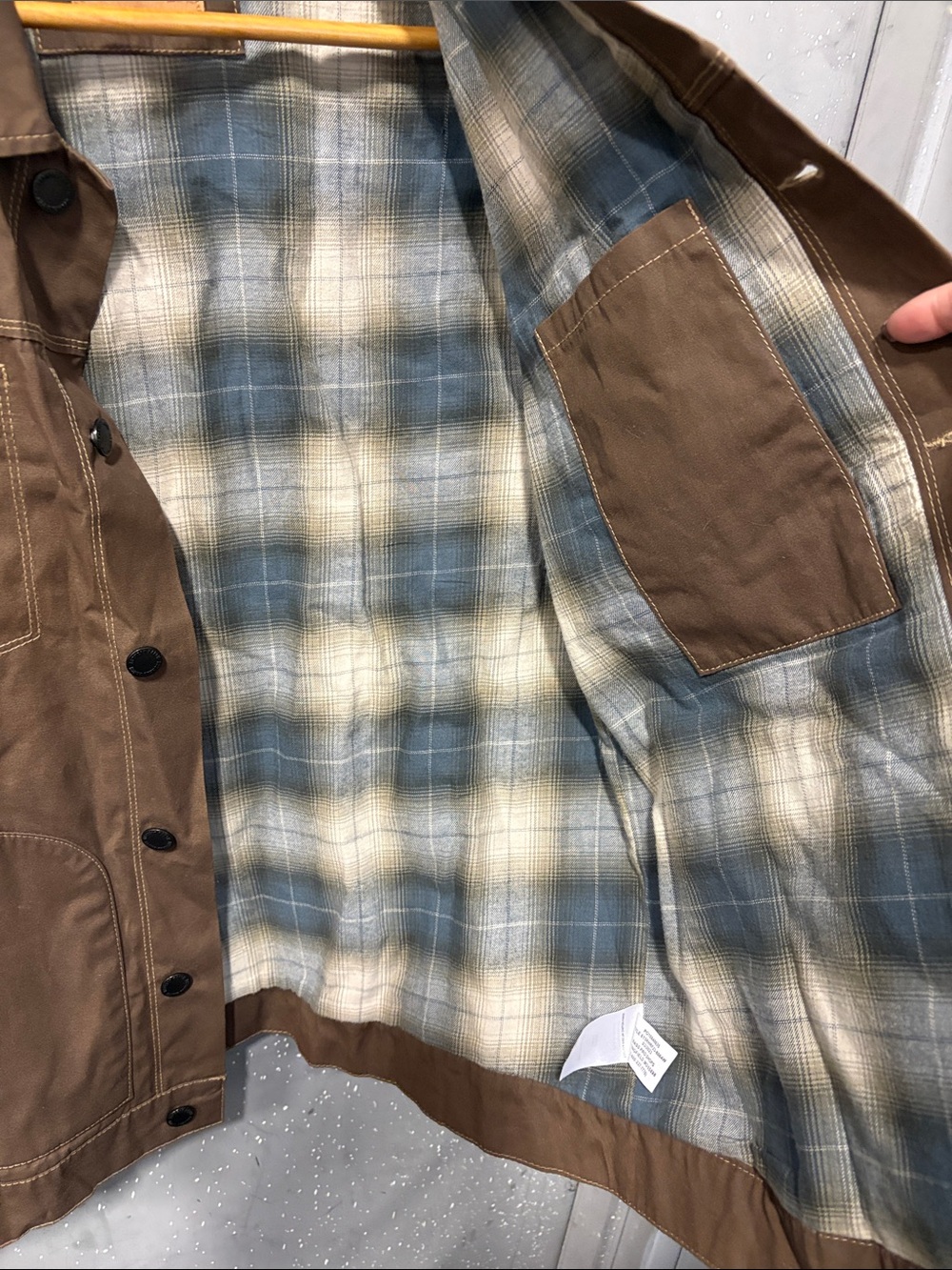 Men's Brown Work Jacket Redhead Ranch Medium - Picture 4 of 9